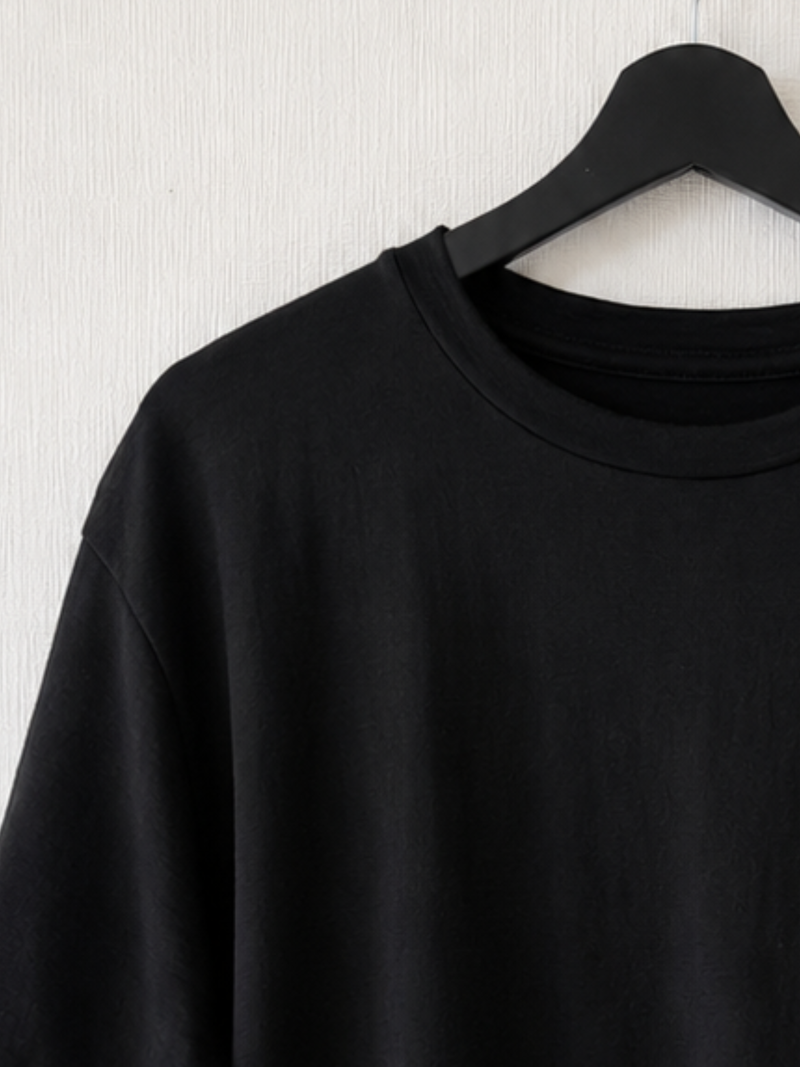 BLACK Tシャツ テスト後 接写